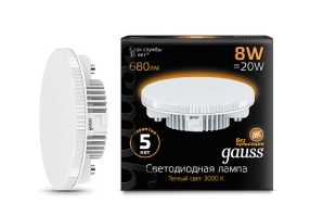 Светодиодная лампа Gauss 108008108 - 274223